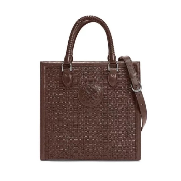 NWT Brighton Ferrara Montecito Leah Tote Brown Leather Cross-body new - Picture 2 of 6